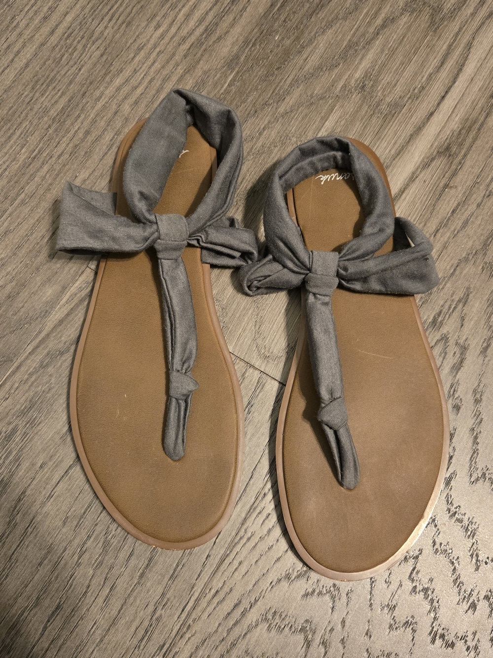 Sanuk Women's Gray Yoga Sling Ella Sandals